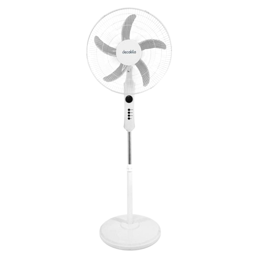 Ventilateur sur pied 18″ avec télécommande et minuterie