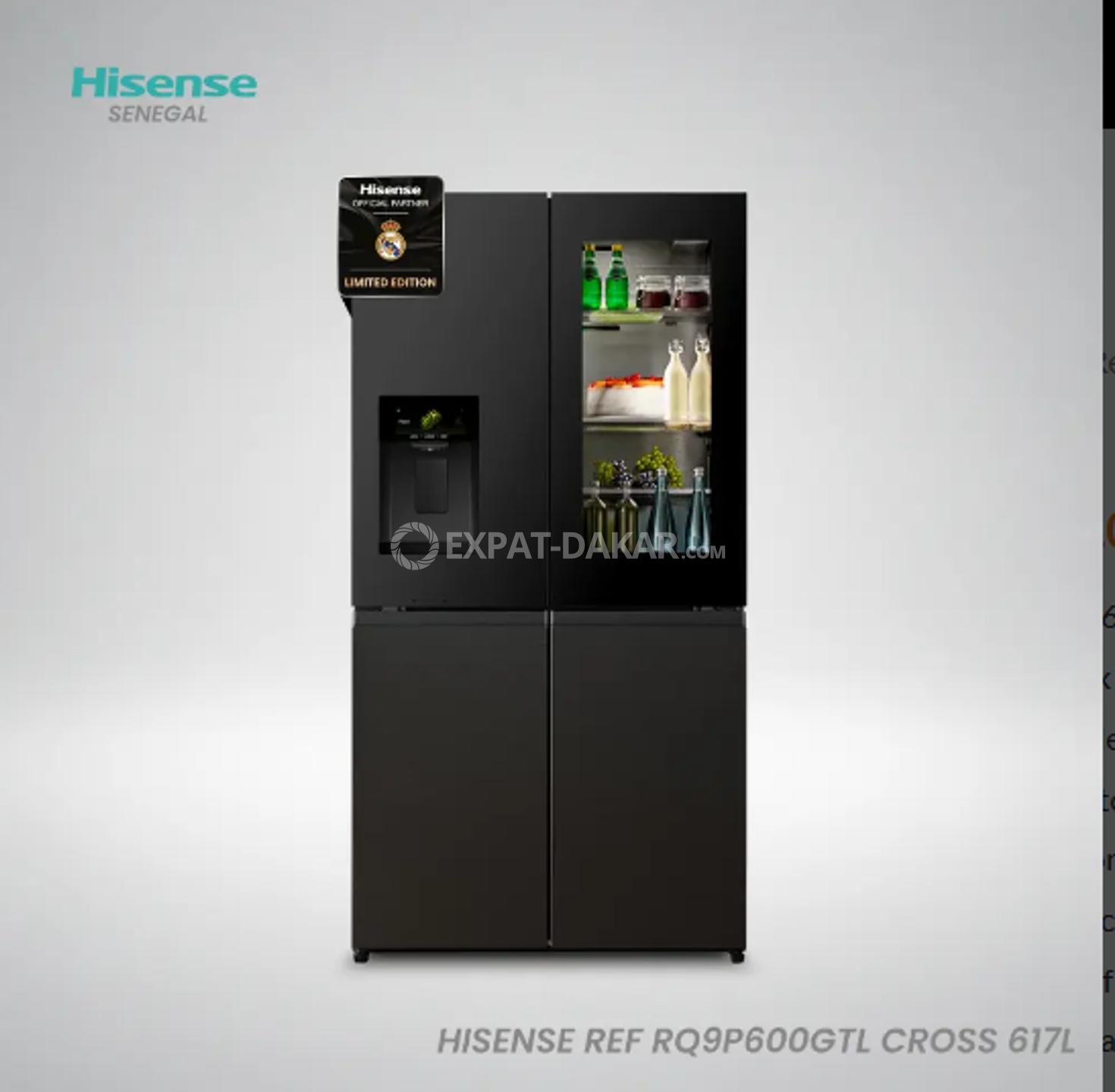 Réfrigérateur HISENSE 617L - 4 portes, No Frost