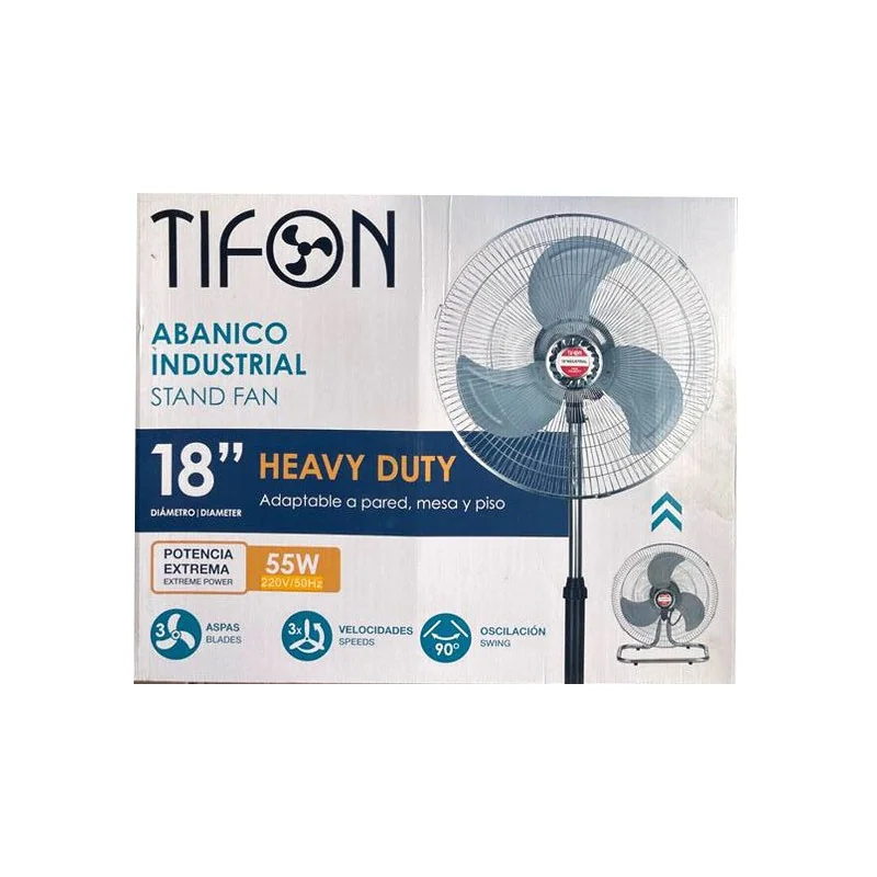 Ventilateur sur pied TIFON 18 pouces robuste