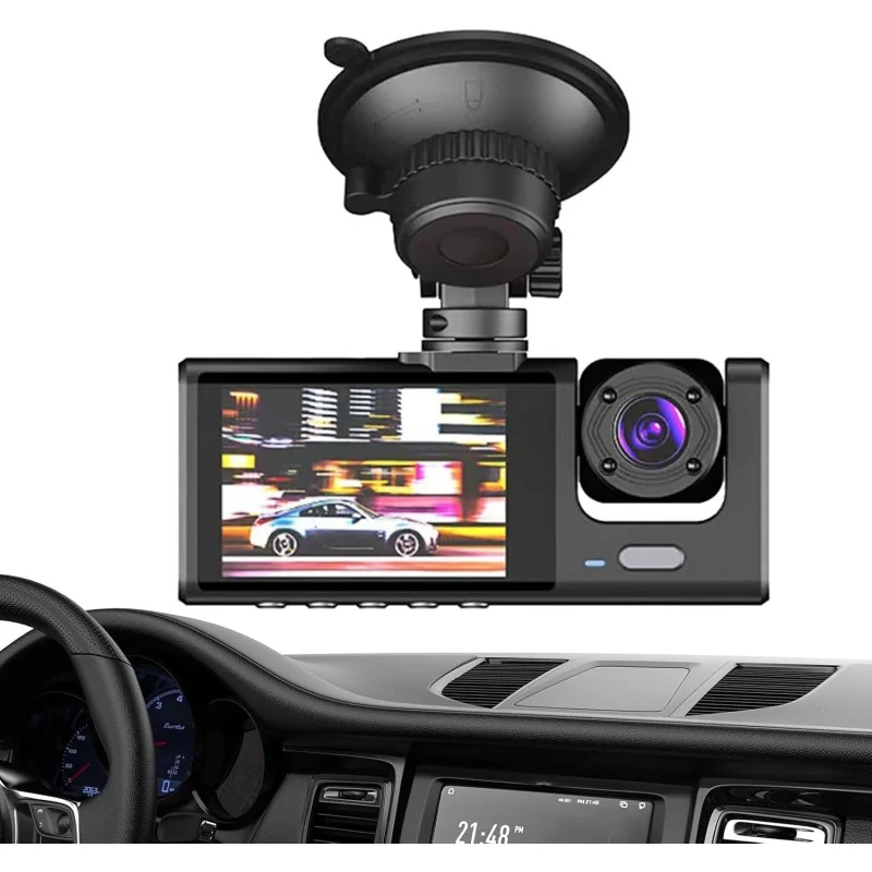 Caméra de bord double avant et intérieur CY-C308